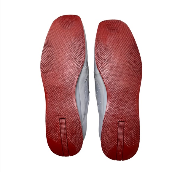 Prada Gray Leather Slip On Mules sz 8.5 - Picture 7 of 13